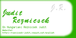 judit reznicsek business card